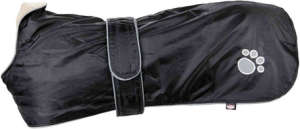 Trixie Orléans tépőzáras rögzítésű, könnyen felhelyezhető vízálló, fekete kutyadzseki (M | Haskörméret: 45-65 cm | Háthossz: 45 cm) 31450759 Kisállat ruházat (ruha, cipő)