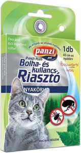 Panzi bolha- és kullancsriasztó nyakörv macskáknak (43 cm l Fekete) 31450890 Bolha- és kullancsriasztó