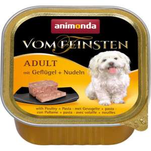 Animonda Vom Feinsten Adult – Szárnyashúsos és tésztás kutyaeledel (44 x 150 g) 6.6 kg 50595602 Kutyaeledelek - Alutálkás