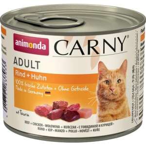 Animonda Carny Adult marha- és csirkehúsos konzerv macskáknak (24 x 200 g) 4800 g 50595551 Macskaeledel - Felnőtt