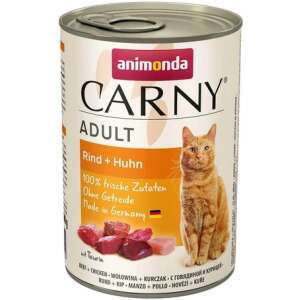 Animonda Carny Adult marha- és csirkehúsos konzerv macskáknak (6 x 400 g) 2400 g 50595591 Macskaeledel - 6 db