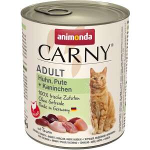 Animonda Carny Adult pulyka- és nyúlhúsos konzerv macskáknak (6 x 400 g) 2400 g 50595473 Macskaeledel - 6 db