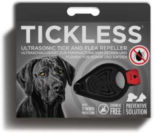 Tickless Pet ultrahangos kullancs- és bolhariasztó (Fekete) 31451545 Bolha- és kullancsriasztó