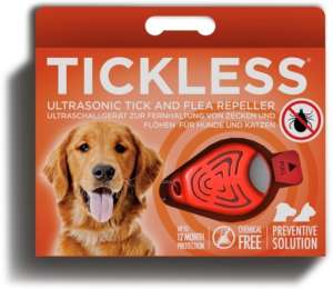 Tickless Pet ultrahangos kullancs- és bolhariasztó (Narancssárga) 31451553 Bolha- és kullancsriasztó