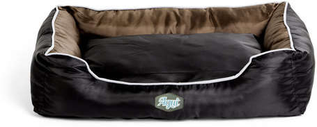 Agui Waterproof Bed - Vízálló kutyaágy levehető huzattal (75 x 58 x 19 cm | Fekete/Barna) 31451673