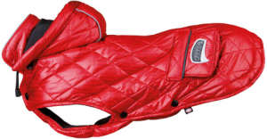 Trixie Sila piros télikabát kutyáknak párnázott béléssel, levehető kapucnival (XXS | Haskörméret: 22-28 cm | Háthossz: 24 cm) 31452337 Kisállat ruházat (ruha, cipő)