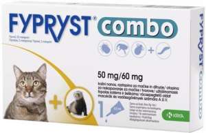 Fypryst Combo spot on macskáknak, vadászgörényeknek (1 pipetta; 50 mg) 31452436 Bolha- és kullancsriasztók - Egyéb élősködők elleni spot on