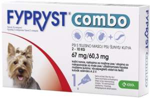 Fypryst Combo spot on kutyáknak (1 pipetta; 67 mg; 2-10 kg-os kutyáknak) 31452473 Bolha- és kullancsriasztók - Egyéb élősködők elleni spot on