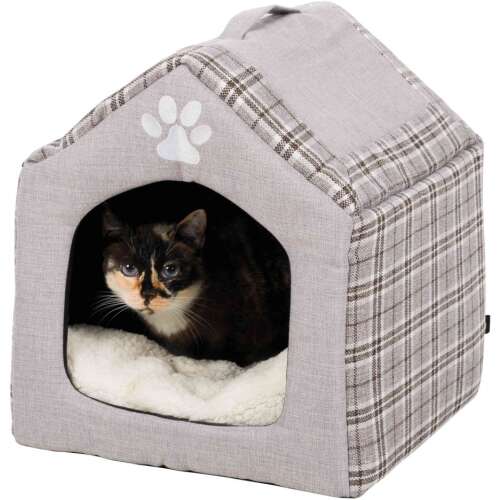 Trixie Silas bújó barlang macskáknak (Szürke/krém; 40 x 45 x 40 cm)