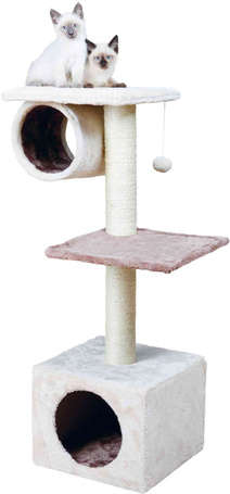 Trixie Sina bézs/barna kaparófa, macskabútor (36 × 36 x 106 cm)