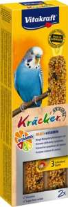 Vitakraft Kräcker Multi-Vitamin madáreleség hullámos papagájoknak, 2 x 30g - Madáreleség