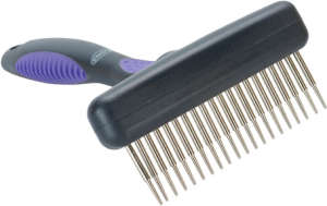 Buster hosszú fogú fésű gereblye kutyáknak és macskáknak, nagy - Buster