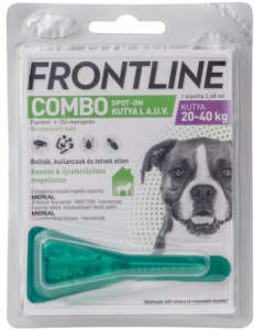 Frontline Combo Kutya L (20-40 kg) 2.68 ml 31453657 Bolha- és kullancsriasztók - Egyéb élősködők elleni spot on