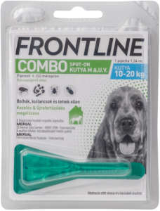 Frontline Combo Kutya M (10-20 kg) 1.34 ml 31453658 Bolha- és kullancsriasztók - Egyéb élősködők elleni spot on
