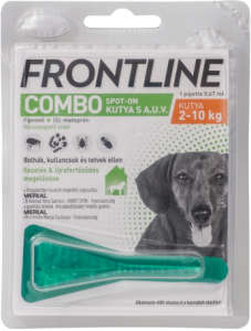 Frontline Combo Kutya S (2-10 kg) 0.67 ml 31453659 Bolha- és kullancsriasztók - Egyéb élősködők elleni spot on