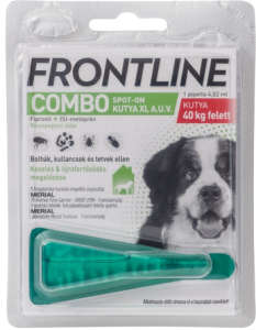Frontline Combo Kutya XL (40-60 kg) 4 ml 31453660 Bolha- és kullancsriasztók - Egyéb élősködők elleni spot on