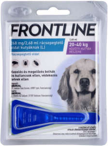 Frontline Spot On kutyáknak L (20-40 kg) 2.68 ml 31453663 Bolha- és kullancsriasztó