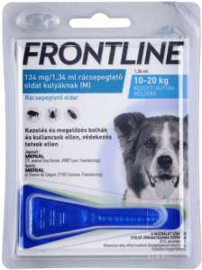 Frontline Spot On kutyáknak M (10-20 kg) 1.34 ml 31453687 Frontline Bolha- és kullancsriasztó