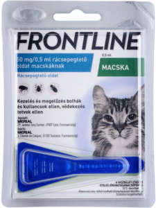 Frontline Spot On macskáknak 0.5 ml 31453713 Frontline Bolha- és kullancsriasztó