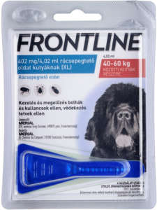Frontline Spot On kutyáknak XL (40-60 kg) 4.02 ml 31453716 Frontline Bolha- és kullancsriasztó