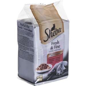 Sheba Fresh & Fine Mini húsos válogatás macskáknak (6 x 50 g) 300 g 50595349 Macskaeledel - 6 db
