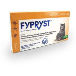 Fypryst rácsepegtető oldat macskáknak (0,5 ml, 1 pipetta) 50595174 Bolha- és kullancsriasztók - Egyéb élősködők elleni spot on