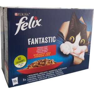 Felix Fantastic alutasakos macskaeledel – Házias válogatás aszpikban – Multipack (1 karton | 12 x 85 g) 1020 g 69795388 Macskaeledelek