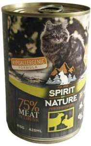 Spirit of Nature Cat bárány- és nyúlhúsos konzerv 415 g 31454062 Macskaeledel