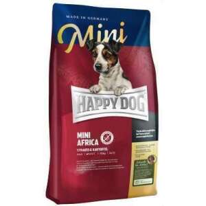 Happy Dog Mini Africa Strucc & Burgonya Kutyaeledel - 4 kg, Gluténmentes