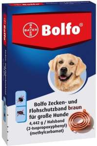 Bolfo bolha és kullancs elleni nyakörv nagytestű kutyáknak (70 cm) 31454275 Bolfo Bolha- és kullancsriasztó