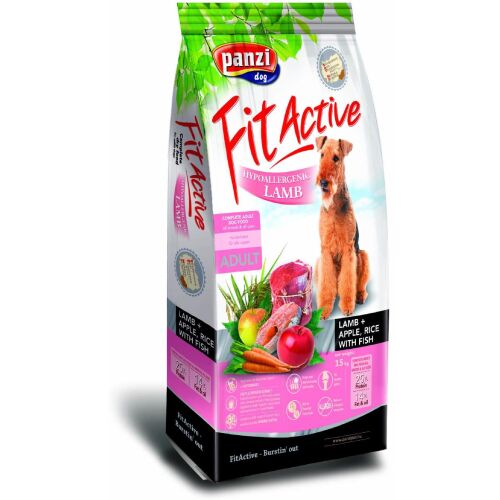 FitActive Hypoallergenic Lamb, Apple &amp; Rice (Normál tápszemcse) 15kg