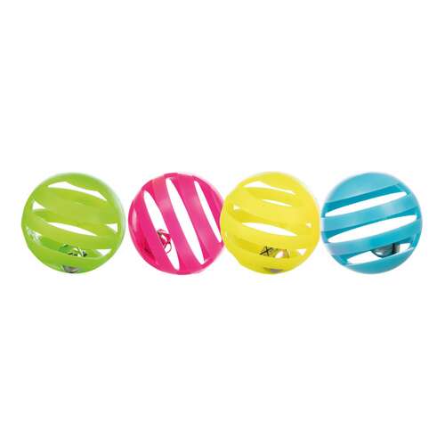 Trixie játék labda csörgővel - 4 darabos szett (4 cm) 33902825