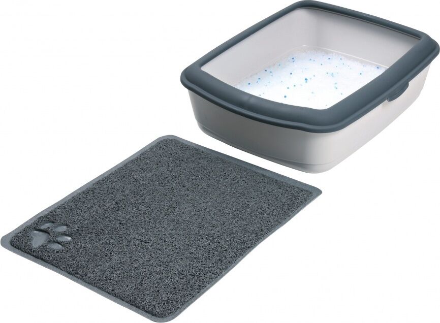 Trixie szürke PVC lábtörlő macska WC-hez (37 x 45 cm)
