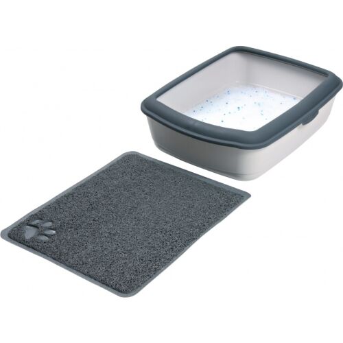Trixie szürke PVC lábtörlő macska WC-hez (37 x 45 cm)