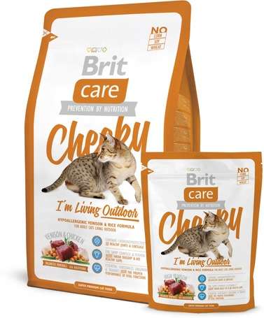 Brit Care Cat Cheeky I'm Living Outdoor – Venison & Rice 7kg 31456642