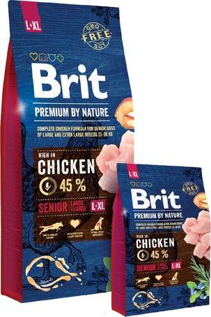 Brit Premium Senior Large/Extra Large Kutyaeledel 3kg 31456719