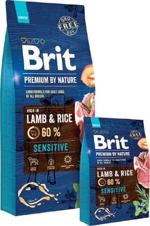 Brit Premium Lamb&Rice Kutyaeledel 15kg 31456726
