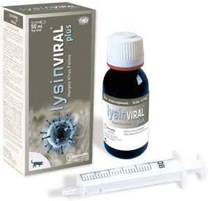 Opko Lysinviral Plus oldat herpeszvírussal fertőzött cicáknak 50 ml 31456915 Táplálékkiegészítő, kisállat tápszer