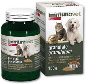 ImmunoVet Pets Immunerősítő granulátum 150 g 31456924 Táplálékkiegészítők, kisállat tápszerek