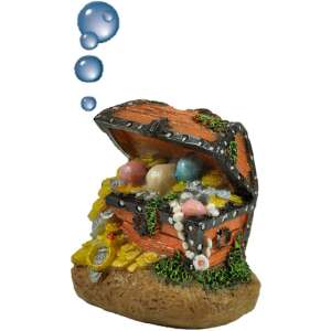 Happet kincsesláda – Levegőporlasztós akvárium dekoráció