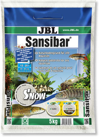 JBL Sansibar Snow természetes akvárium talaj (hófehér) 10 kg 31457702
