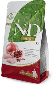 N&D Kitten Chicken & Pomegranate Grain Free 1.5 kg 31457877 Macskaeledel