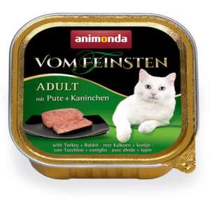 Animonda Vom Feinsten Adult – Pulyka- és nyúlhúsos macskaeledel (16 x 100 g) 50595470 Macskaeledelek - Alutálkás