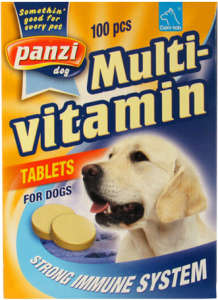Panzi multivitamin tabletta kutyáknak az ellenállóképességért (100 db) 31458159 Táplálékkiegészítő, kisállat tápszer