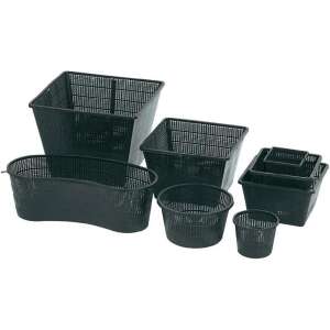 Ültetőkosár kerti tóba - Kerek - 22 x 13 cm