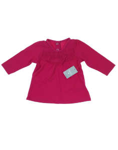 Baby lány Felső #rózsaszín 31458819 Gyerek hosszú ujjú póló - Pamut