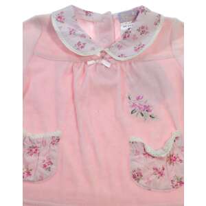 Dizzy Daisy rózsaszín bársony baba ruha - 0-3 hó, 32379875 