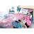 Disney Minnie Mouse bedding set for kids, pink with polka dots and hearts, featuring Minnie Mouse