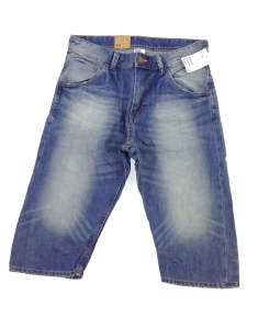 H&M koptatott fiú farmer Halásznadrág #kék 31463157 Gyerek rövidnadrágok