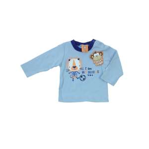 Cheeky Chimp fiú hosszú ujjú Póló - Állat #kék 38399458 Gyerek hosszú ujjú póló - Pamut